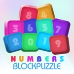 block puzzle numbers android application logo